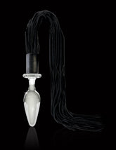 Pipedream Icicles No 49 Glass Butt Plug and Flogger Glass Sex Toys